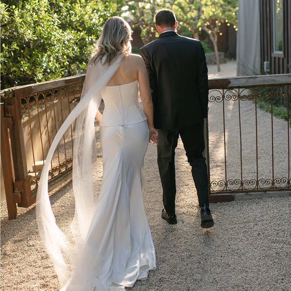 Tulle bridal scarf / veil